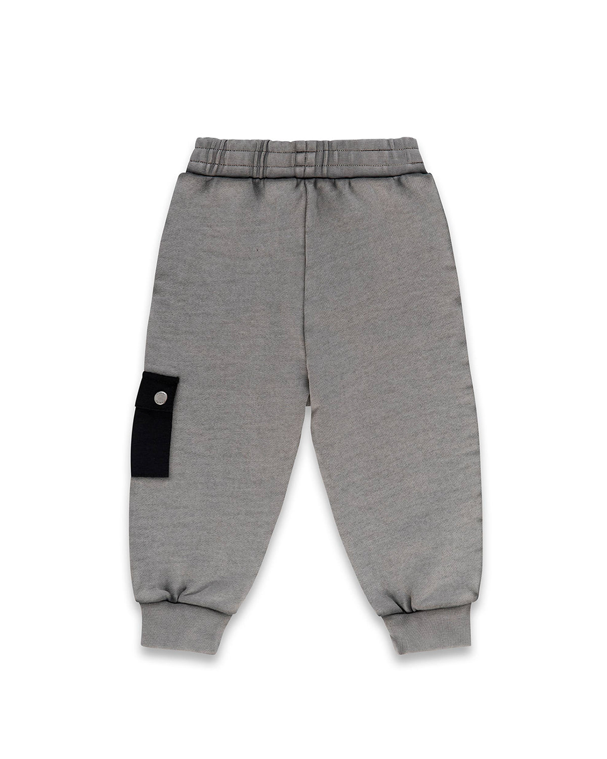 Iceberg Kids Pantalone di Tuta Grigio Con Logo a Contrasto per Neonati