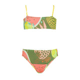 Effek Costume Bikini a Fascia Fantasia Fruit per Bambine