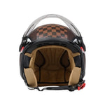 Sprayground Casco Marrone con Motivo Logo Laterale