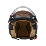 Sprayground Casco Marrone con Motivo Logo Laterale