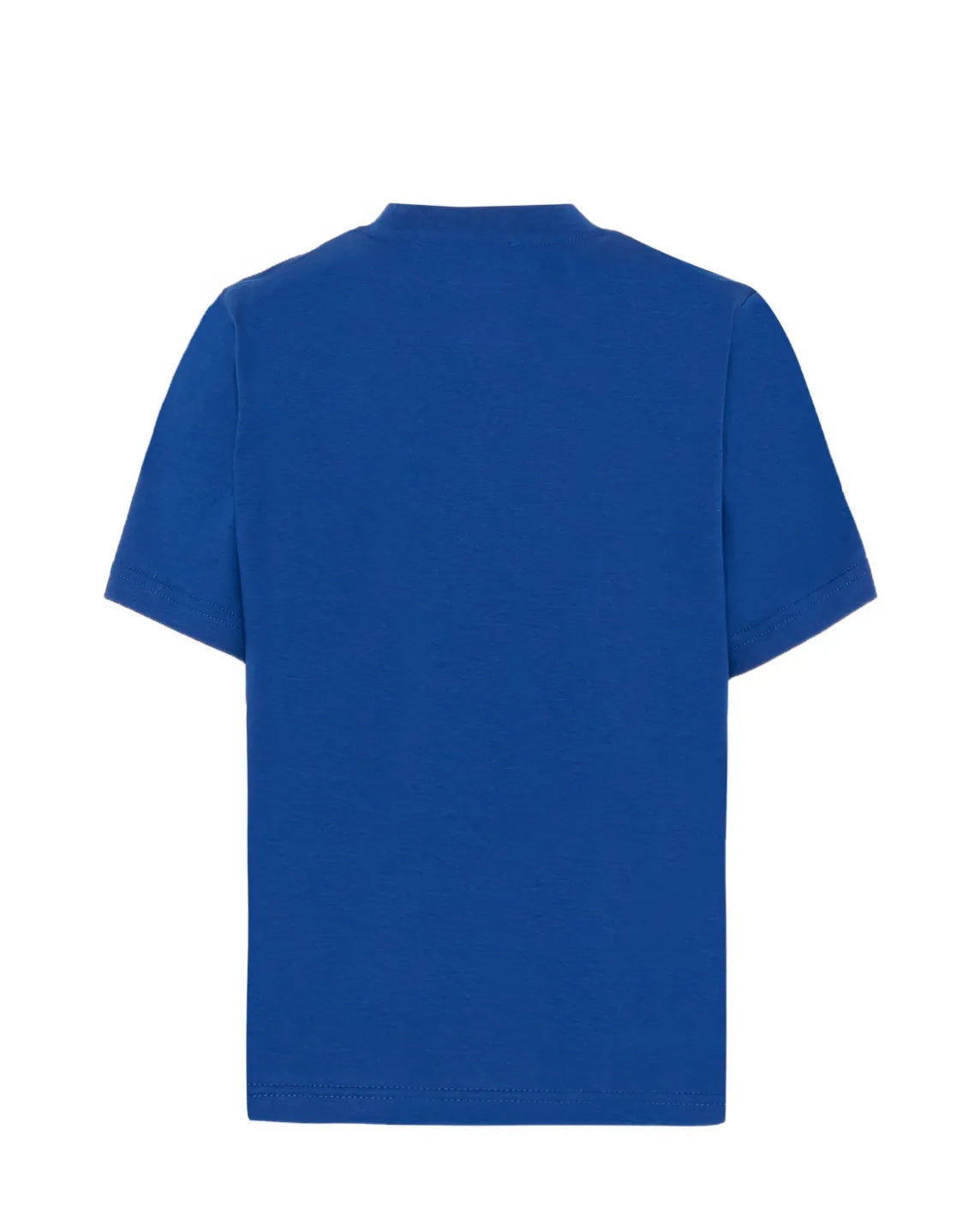 Dsquared2 Kids T-shirt Blu Monocolore con Logo in Rilievo per Bambini