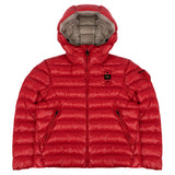 Blauer Kids Giubbino Rosso con Cappuccio ADAMS JUNIOR per Bambini