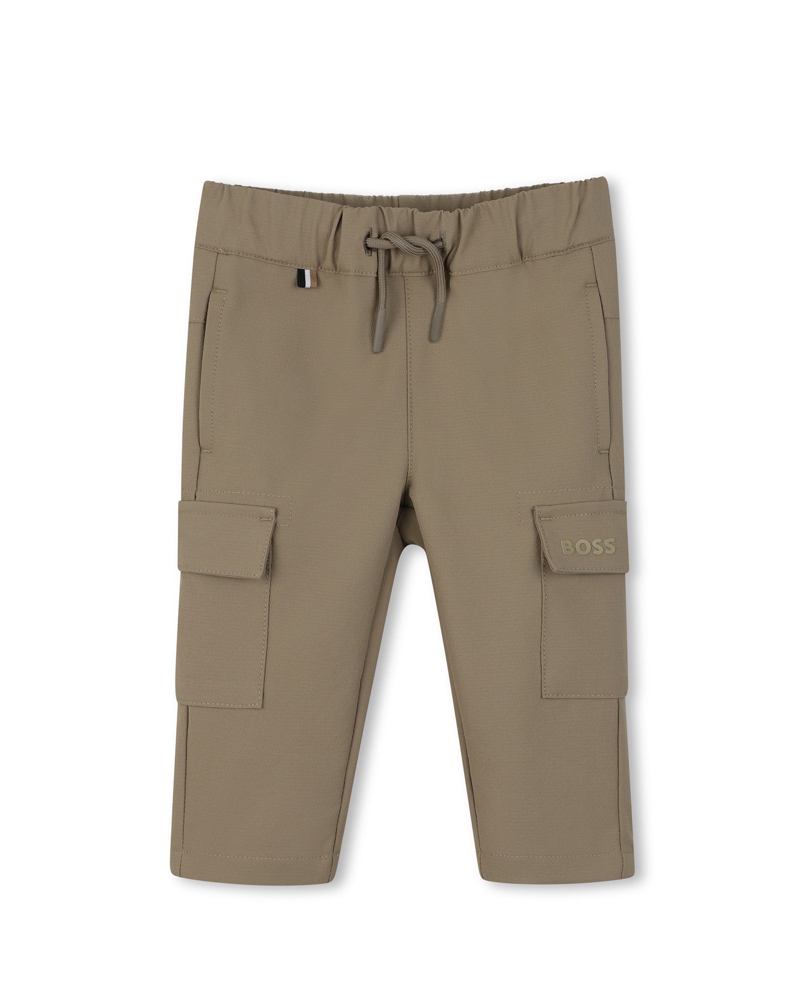 Boss Kids Pantalone Cargo Beige per Neonati