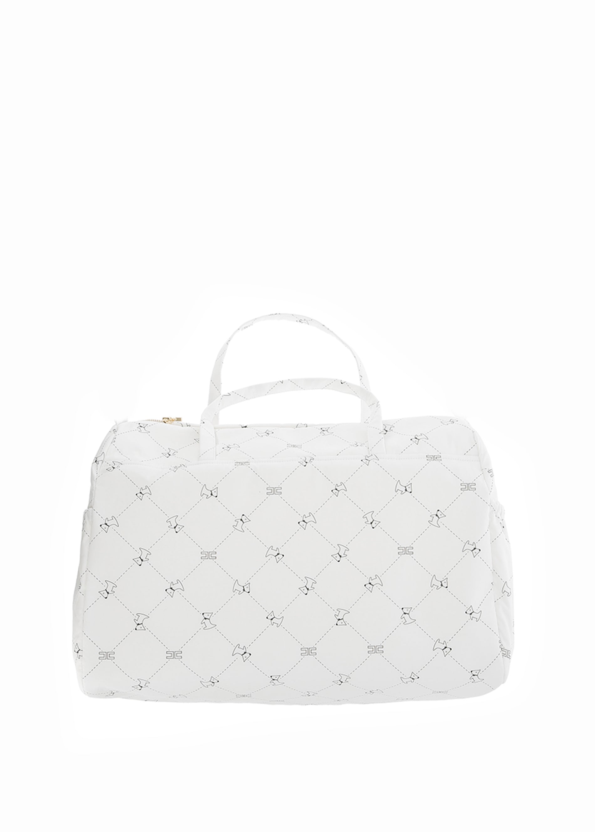 Elisabetta Franchi La Mia Bambina Borsa Mamma Avorio/Nero con Logo