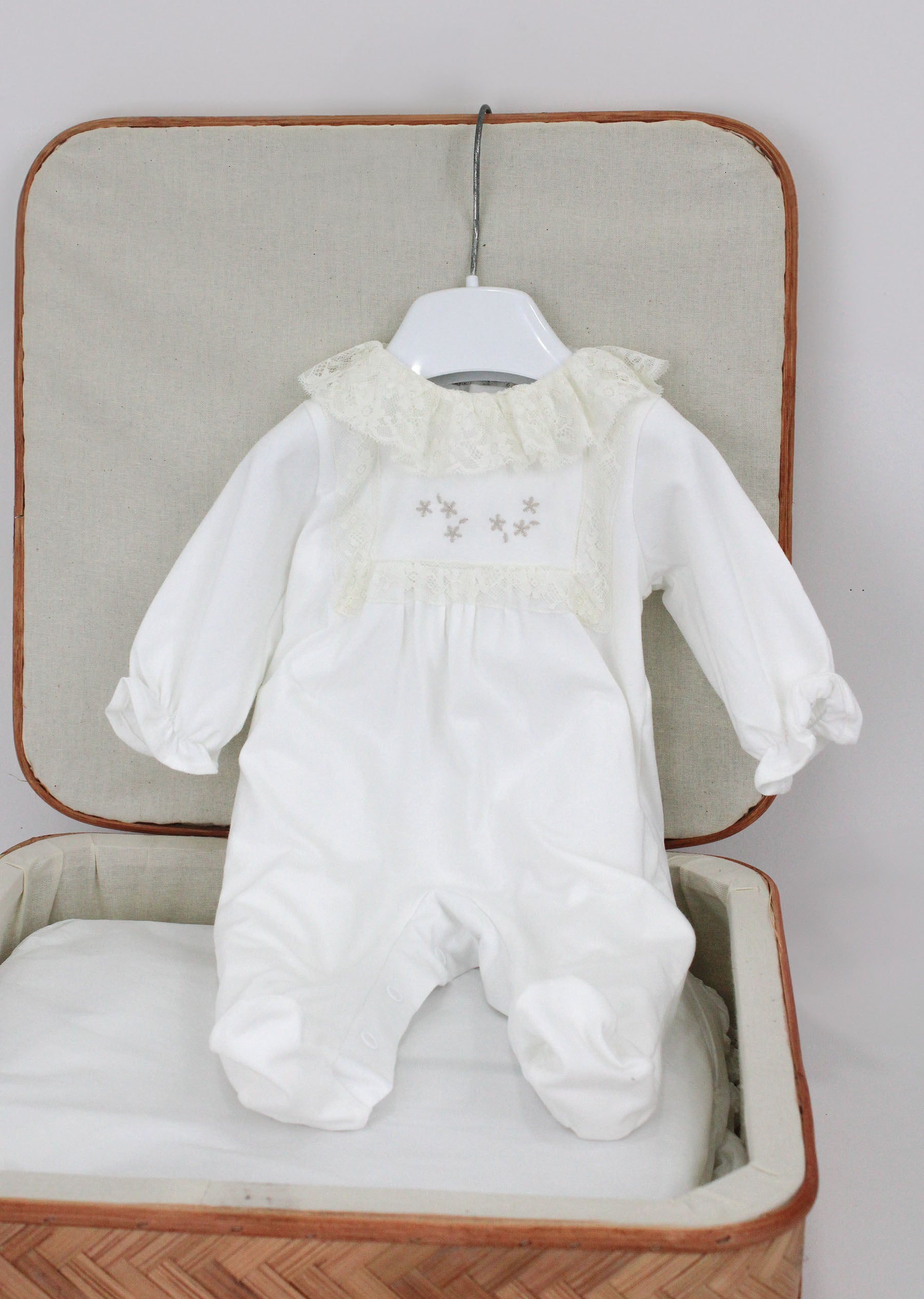 Deolinda Tutina Panna/Beige per Neonate