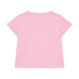 Patrizia Pepe T-Shirt Rosa con Logo per Bambine