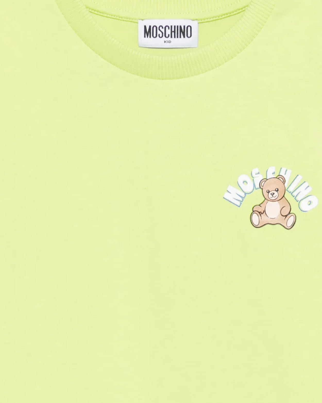 Moschino Kids T-shirt Verde con Teddy Bear per Bambini