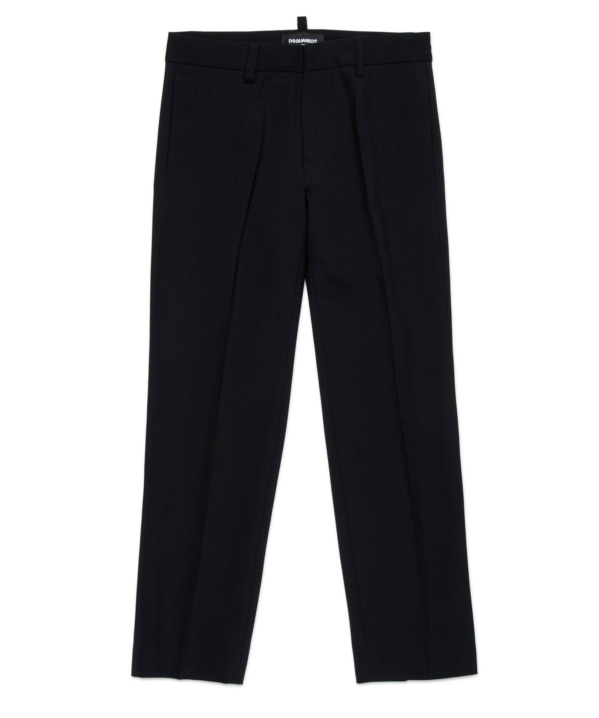 Dsquared2 Kids Pantaloni Neri con Logo per Bambini