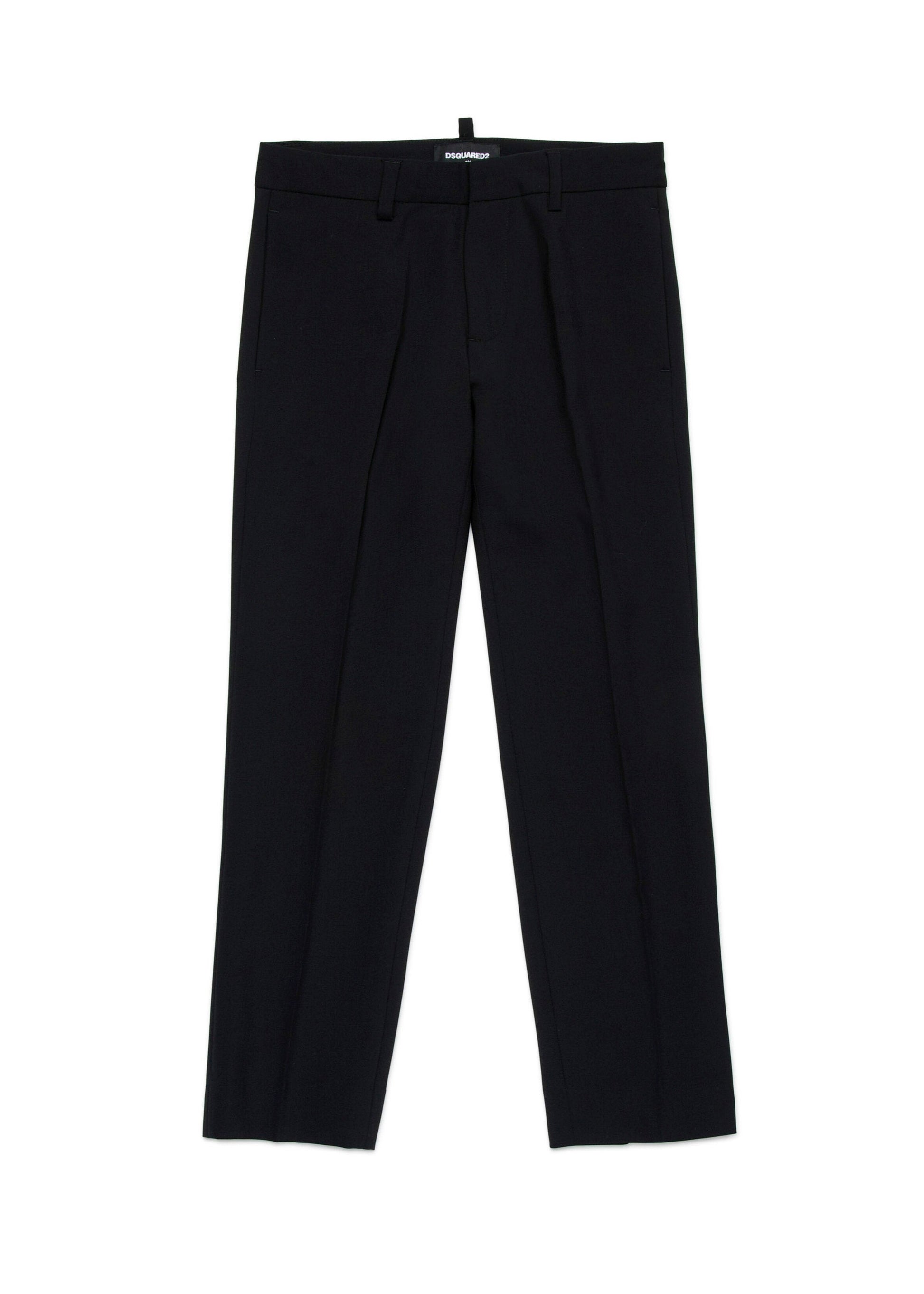 Dsquared2 Kids Pantaloni Neri con Logo per Bambini