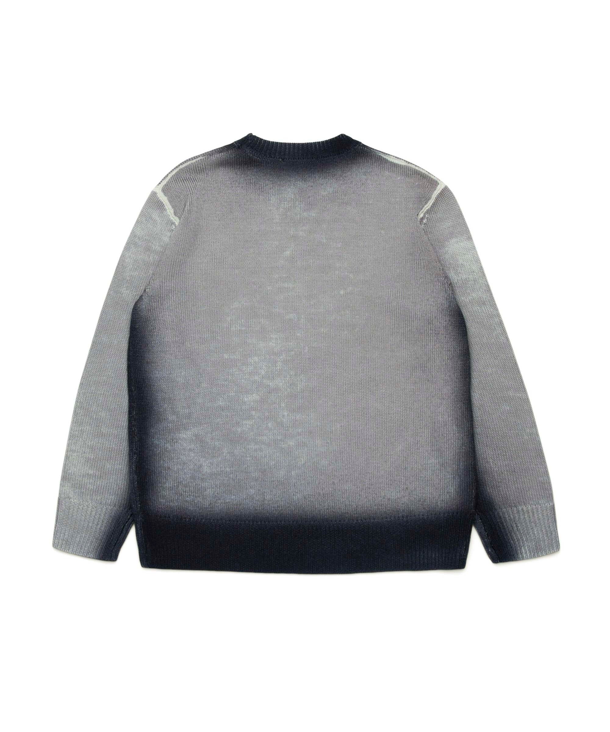 Diesel Kids Maglioncino Grigio Sfumato per Bambini (retro)