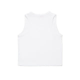 Diesel Kids Top Bianco con Patch Oval D per Bambine