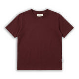Yes London Kids T-shirt Crew Neck Bordeaux per Bambini
