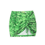 4GIVENESS Copricostume Gonna Fantasia Rainbow Boa Verde per Bambine