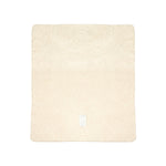 Roberto Cavalli Kids Coperta Culla Bianco/Rosa con Logo Ricamato per Neonati