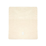 Roberto Cavalli Kids Coperta Culla Bianco/Rosa con Logo Ricamato per Neonati