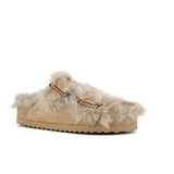 Colors of California Sandalo Scamosciato con Pelo per Bambine 