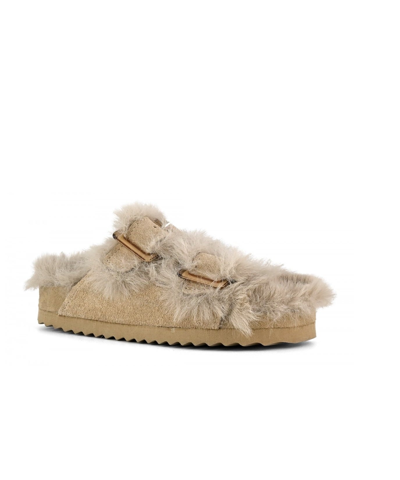 Colors of California Sandalo Scamosciato con Pelo per Bambine 