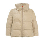 Save the Duck Piumino Beige Sparkling per Bambine