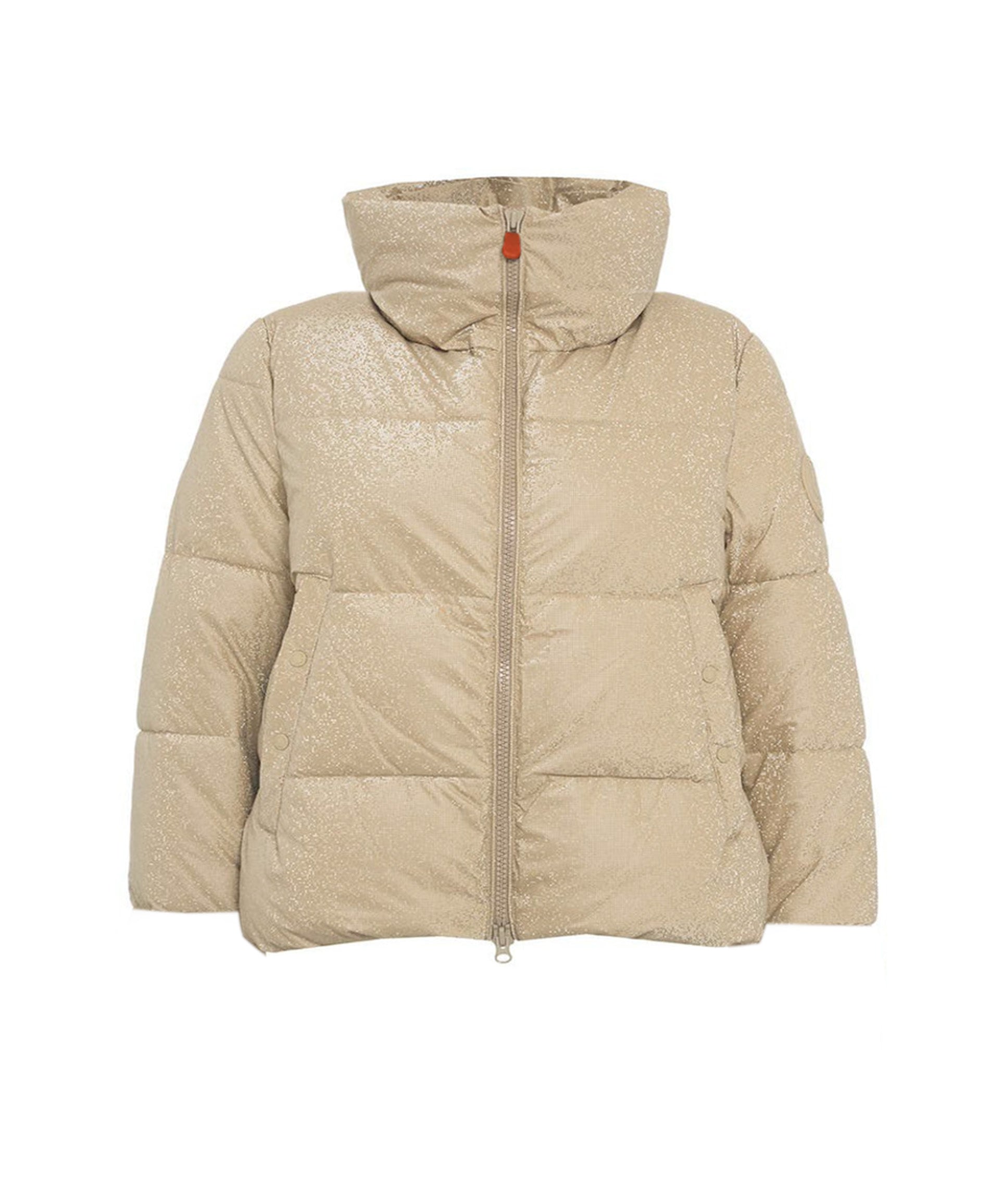 Save the Duck Piumino Beige Sparkling per Bambine