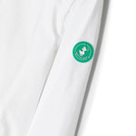 Save The Duck Kids Giubbino Bianco con Cappuccio con Patch Logo