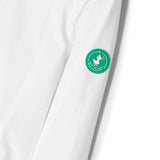 Save The Duck Kids Giubbino Bianco con Cappuccio con Patch Logo