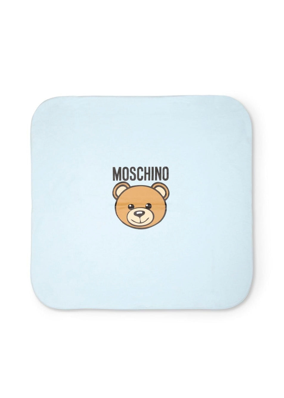 Moschino Kids Coperta Cielo con Teddy Bear per Neonati 