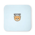 Moschino Kids Coperta Cielo con Teddy Bear per Neonati 