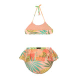 Effek Fruits Pattern Bikini Set with Ruffles for Newborns