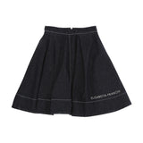 Elisabetta Franchi La Mia Bambina Gonna in Denim con Ricamo Logo per Bambine