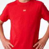 Diesel Kids T-shirt Rossa con Ricamo Logo Unisex Bambini