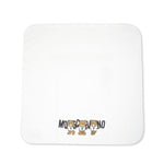 Moschino Kids Coperta Panna con Logo Teddy Bear per Neonati