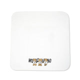 Moschino Kids Coperta Panna con Logo Teddy Bear per Neonati
