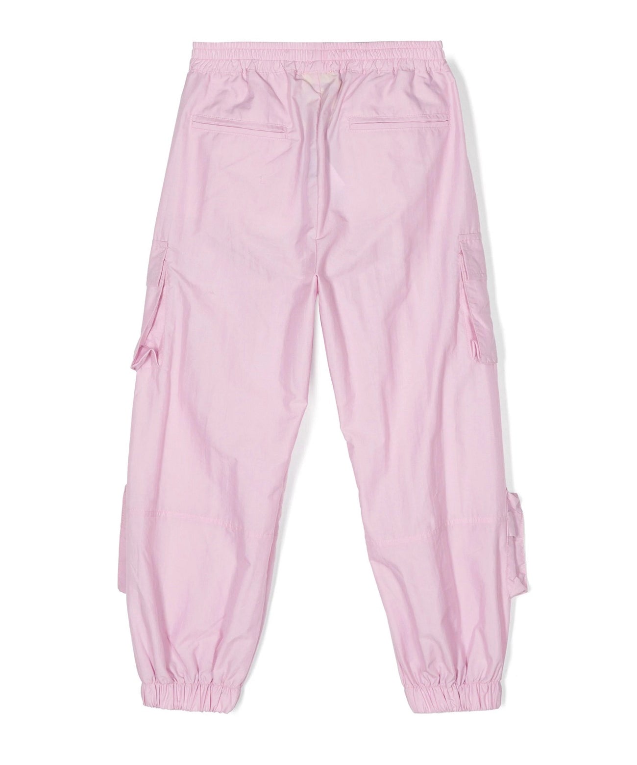 Barrow Kids Pantalone Cargo Rosa in Nylon per Bambine retro