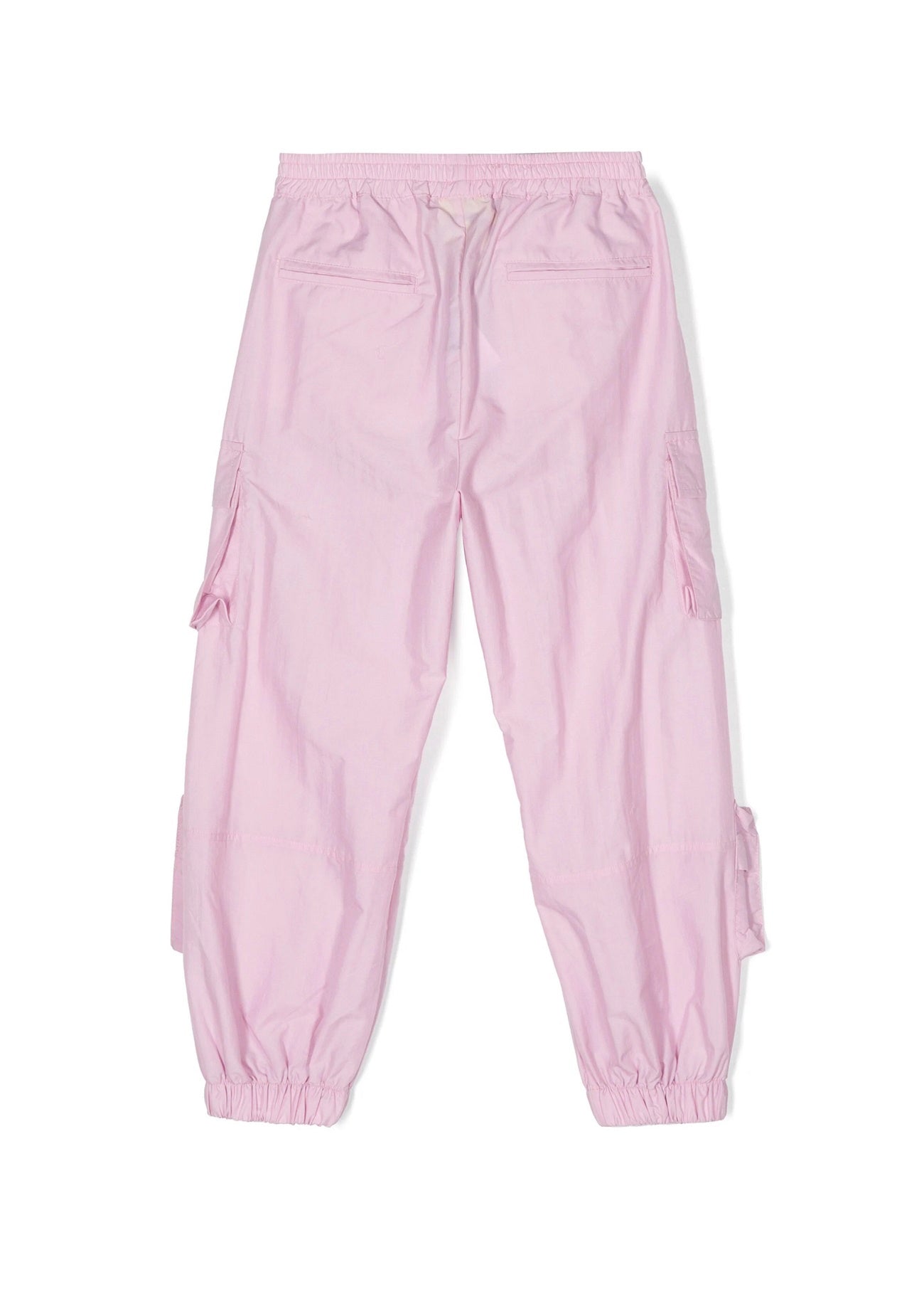 Barrow Kids Pantalone Cargo Rosa in Nylon per Bambine retro