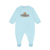 Moschino Kids Tutina con Stampa Logo Teddy Bear per Neonati