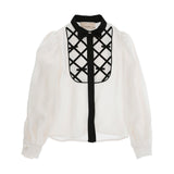 Elisabetta Franchi La Mia Bambina Camicia Panna con Fiocchi per Bambine