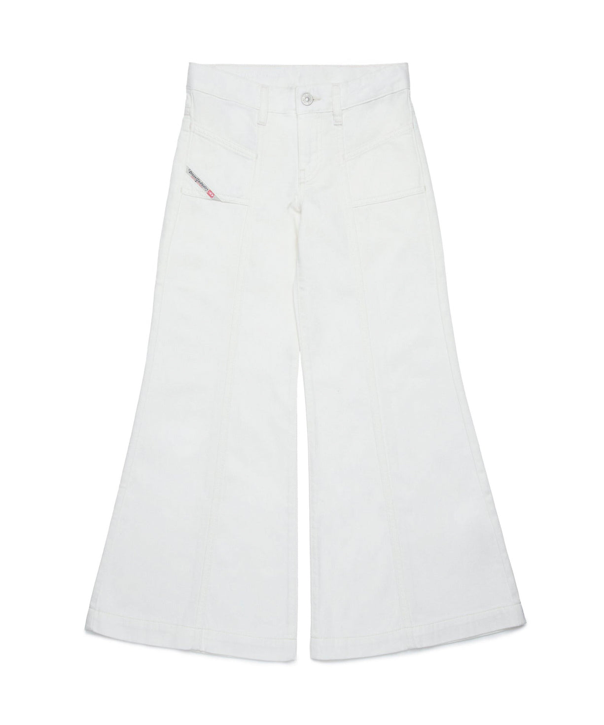 Diesel Kids Jeans Flare Bianco D-Akii per Bambine
