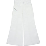 Diesel Kids Jeans Flare Bianco D-Akii per Bambine

