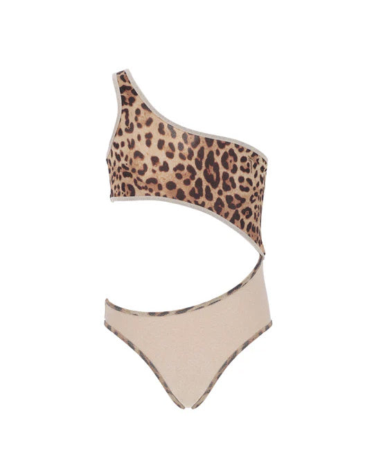 4Giveness Kids Costume Intero Leopardato per Bambine