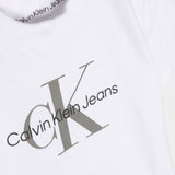 Calvin Klein Kids White T-shirt with CK for Babies