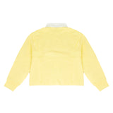 Pinko Kids Felpa Lemon Grass con Colletto a Contrasto per Bambine