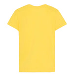 Moschino Kids T-Shirt Giallo con Piccolo Logo Teddy Bear per Bambini