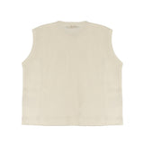 I'M Brian Kids Canotta Panna in Maglia Traforata per Bambini