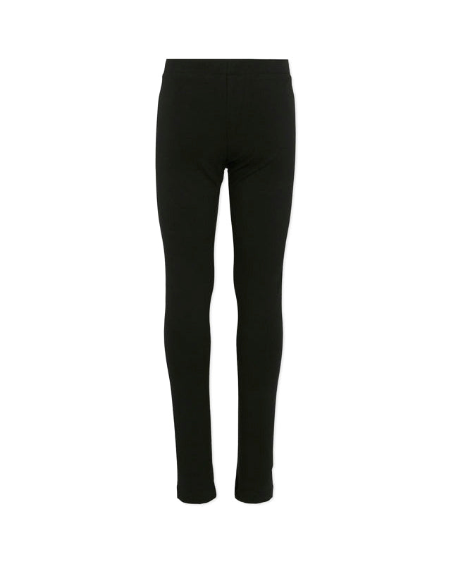 Moschino Kids Leggings Neri con Teddy per Bambine