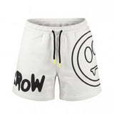 Barrow Kids Short Bianco con Stampa Logo Unisex