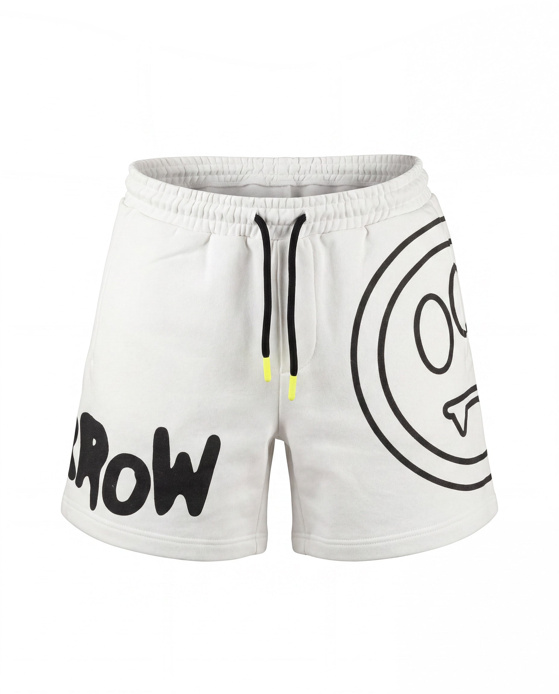 Barrow Kids Short Bianco con Stampa Logo Unisex
