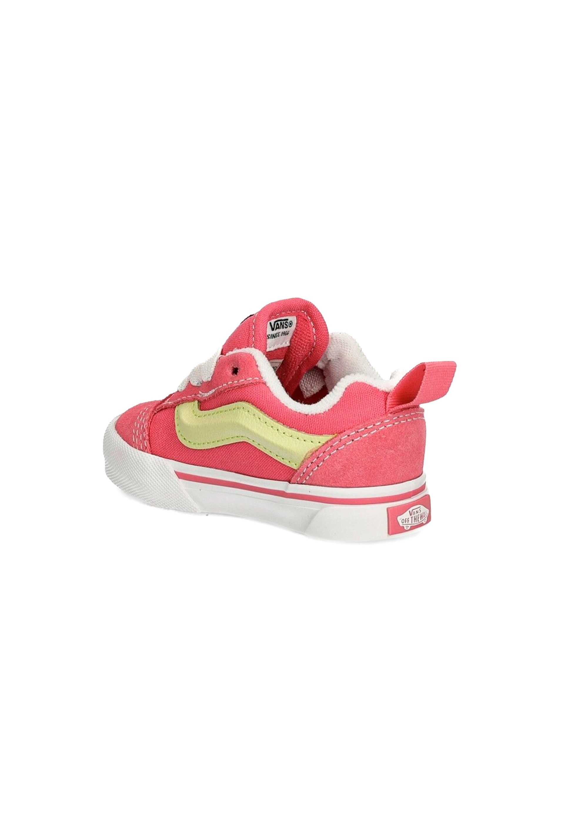 Vans Kids Knu Skool Rosa/Lime per Bambine