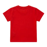 Elisabetta Franchi La Mia Bambina T-Shirt Rosso con Logo per Neonate
