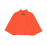 Msgm Kids Camicia Arancione con Applicazioni per Bambine