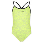 Barrow Kids Costume Intero Giallo Fluo con Smile All-over